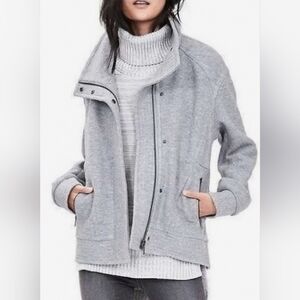 Banana Repulic Wool Blend Jacket | Heather Gray | Size XS